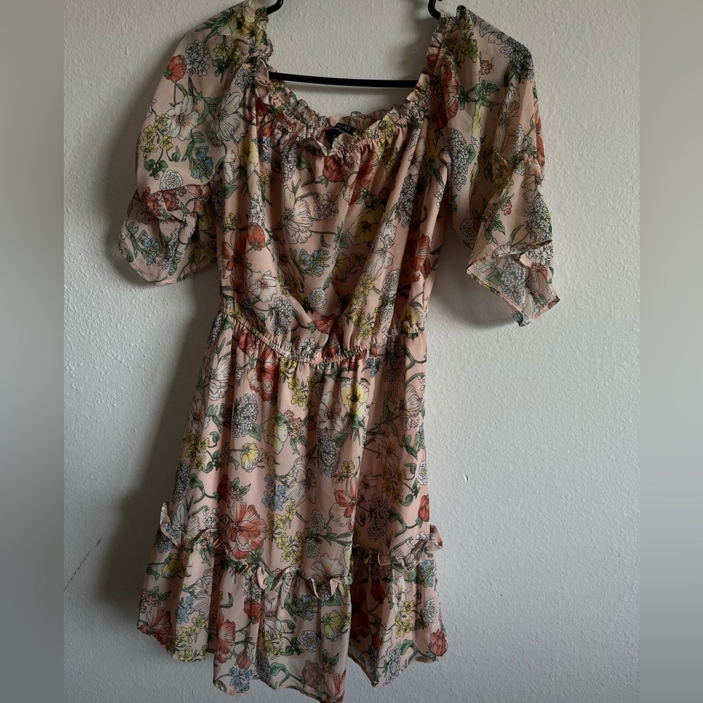 Mini floral dress